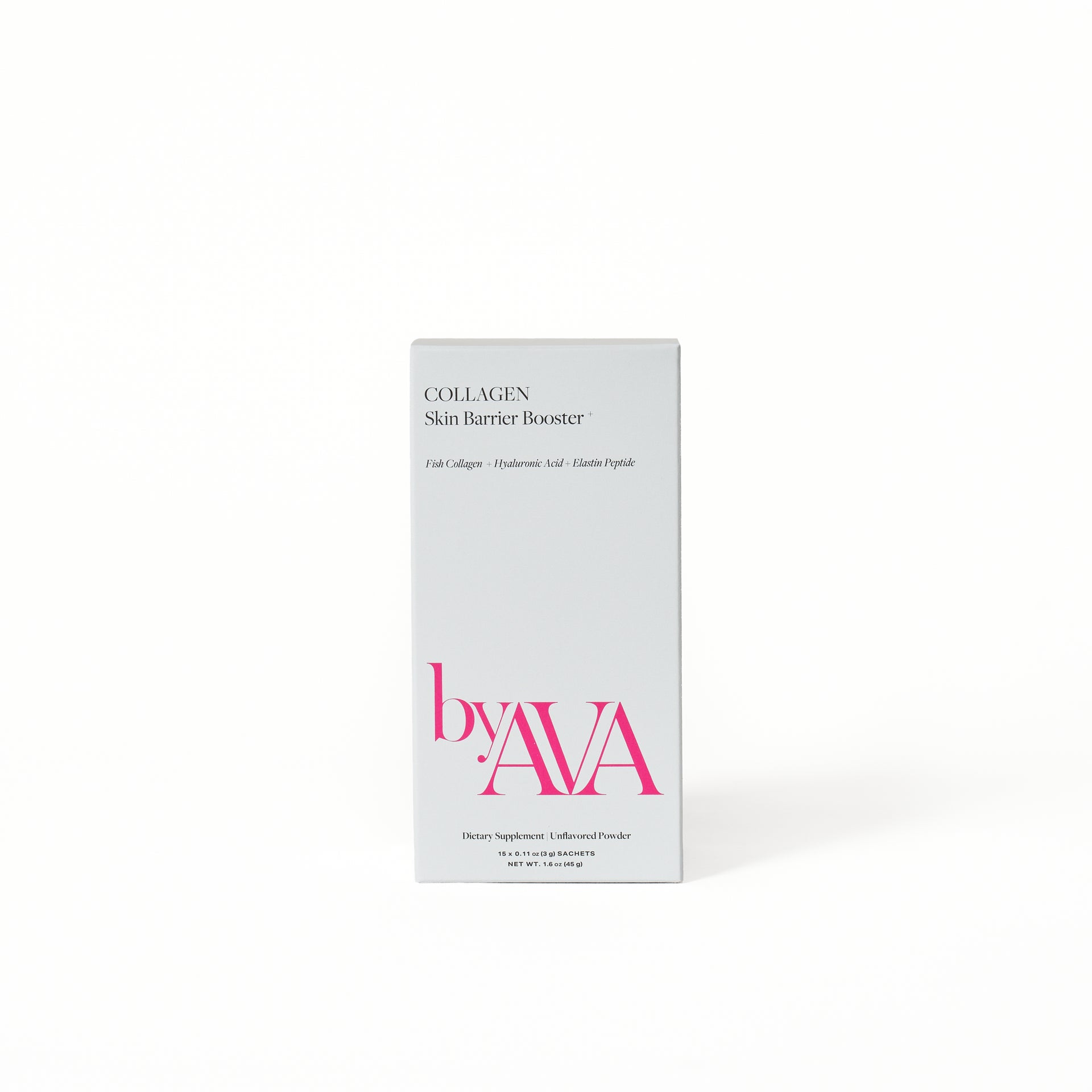 Collagen skin barrier booster, front packet