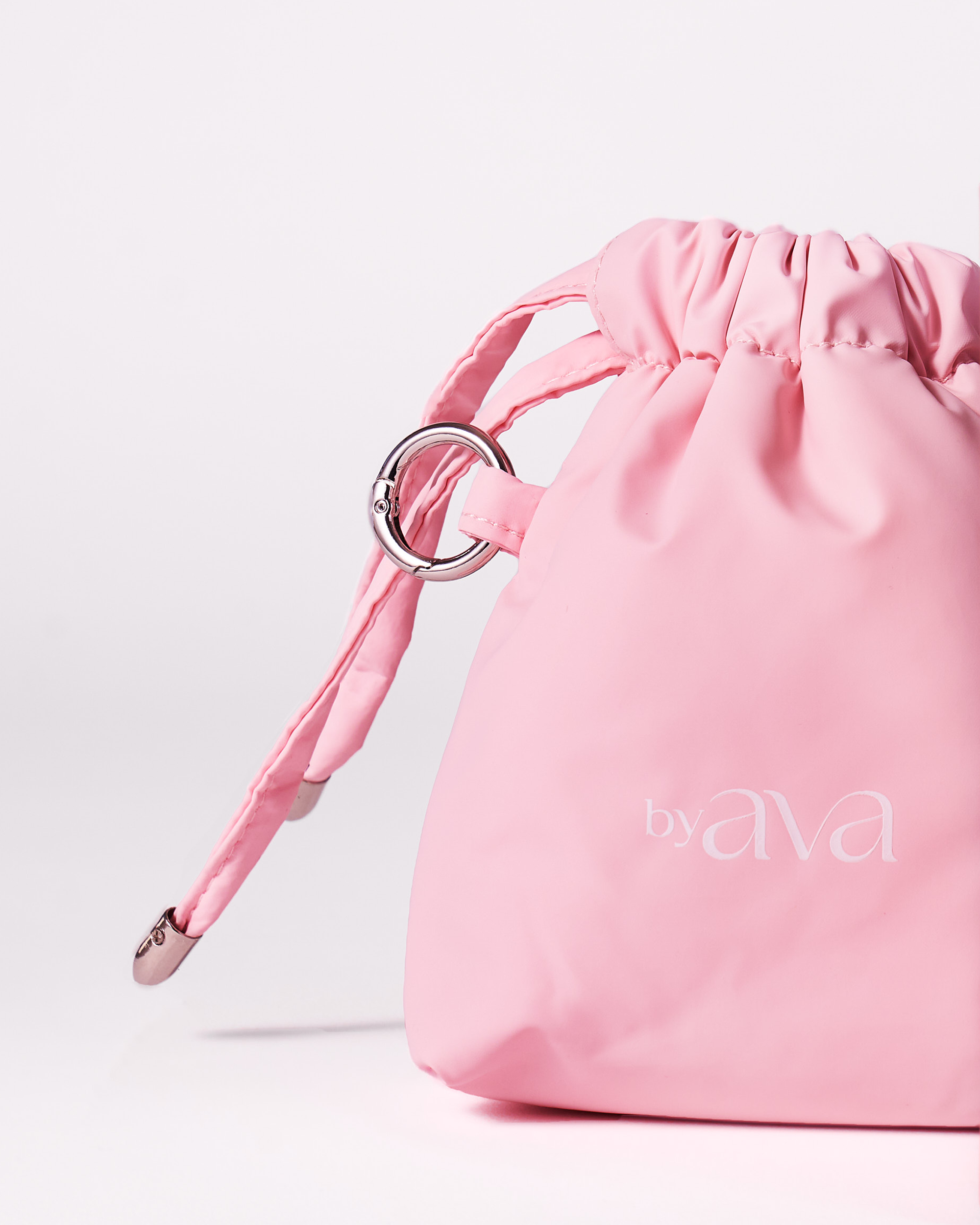 ayakawasaki drawstring bag 〈Petal pink〉 バッグ レディース 